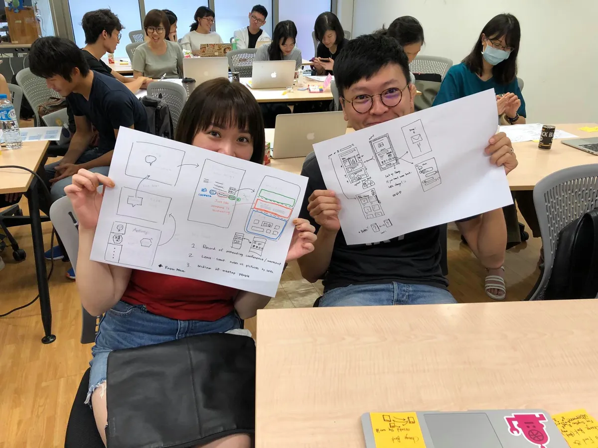 Workshop at FEDC Taiwan with volunteers